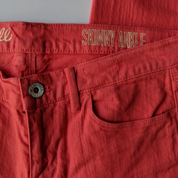EUC Madewell Coral Skinny Jeans - Picture 5 of 5